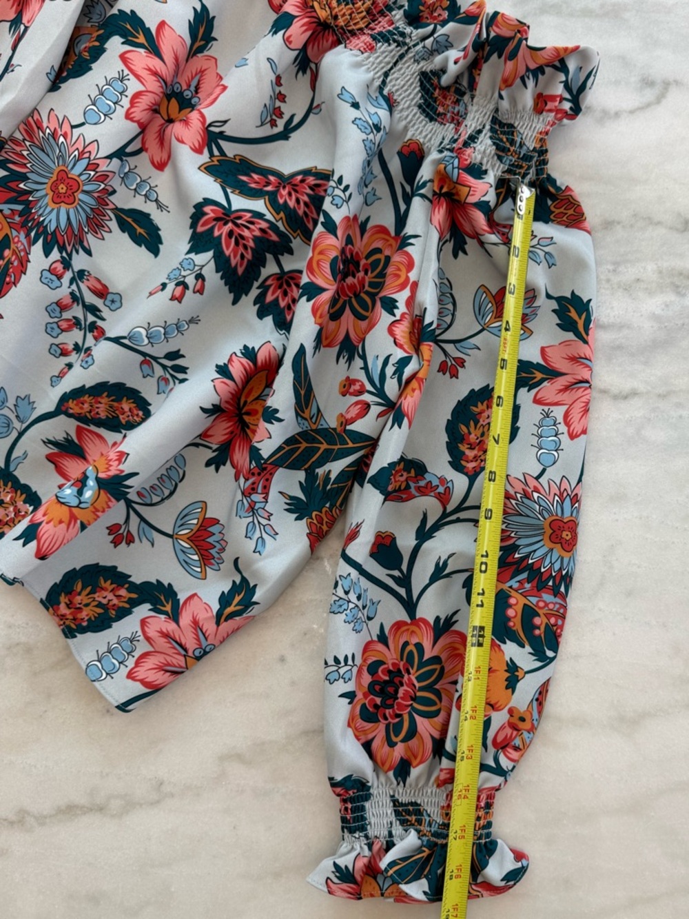 Tuckernuck NWT Marguerite Floral Preppy Chic Feminine Blouse Women Size M - Picture 7 of 13